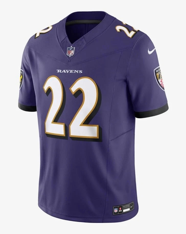 Derrick Henry #22 Baltimore Ravens YOUTH/TEEN Nike Jersey  SZ  L 14/16 MSRP $100