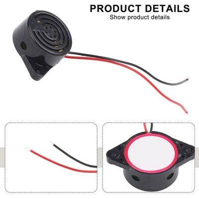 DC3V 24V Elektronischer Buzzer Signallautsprecher Dauerhafte Lautstärke 100dB