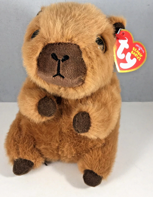 Ty Beanie Baby MOCHA the 6 inch Brown Capybara NEW 2026 Plush
