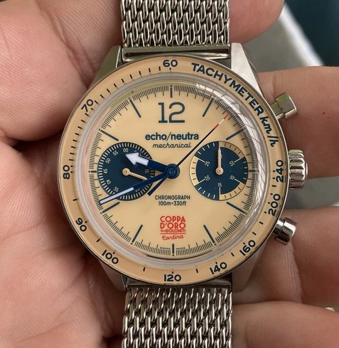 Echo/Neutra Mechanical Watch Coppa D’oro Delle Dolimiti Cortina working