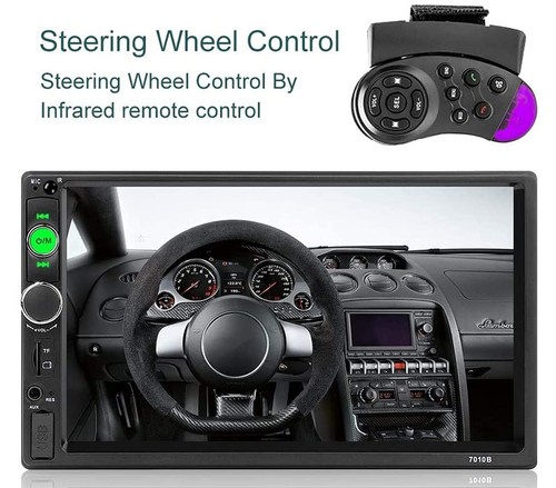 Double Din Car Stereo 7 inch Touchscreen Car Radios with Bluetooth Indash 2 D... - Picture 5 of 9