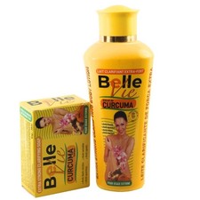 Belle Vie Extra Strong Clarifying Body Lotion  Soap Set With Curcuma Extract