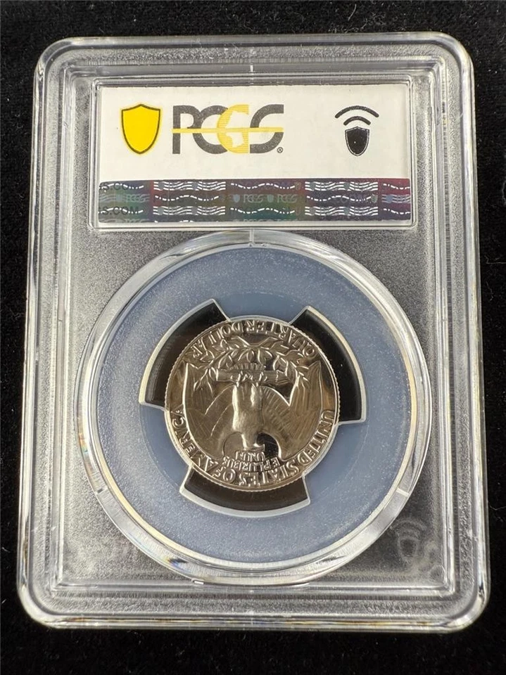 1971 S WASHINGTON QUARTER 25C PR69 CAM PF69 CAMEO PCGS PF69 KEY DATE SKU 3812 - Image 2 of 2