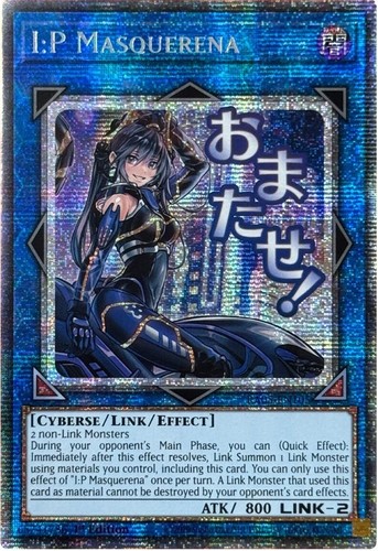 PSA 10 Yugioh I:P Masquerena PAC1-JP034 Prismatic Secret Rare Card