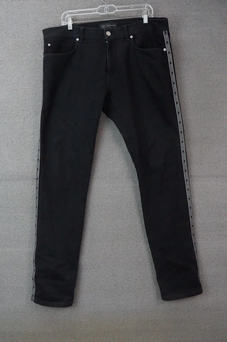 Versace Black Jeans for Men for sale | eBay