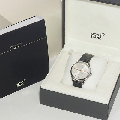 Montblanc Heritage Chronometry Twin Counter Date 114872 Box Warranty Accessary