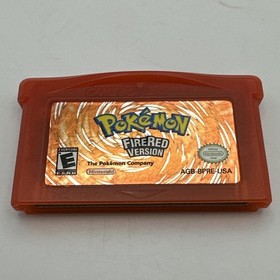 Pokemon FireRed Version Nintendo Gameboy Advance 2004 GBA Authentic Tested Saves