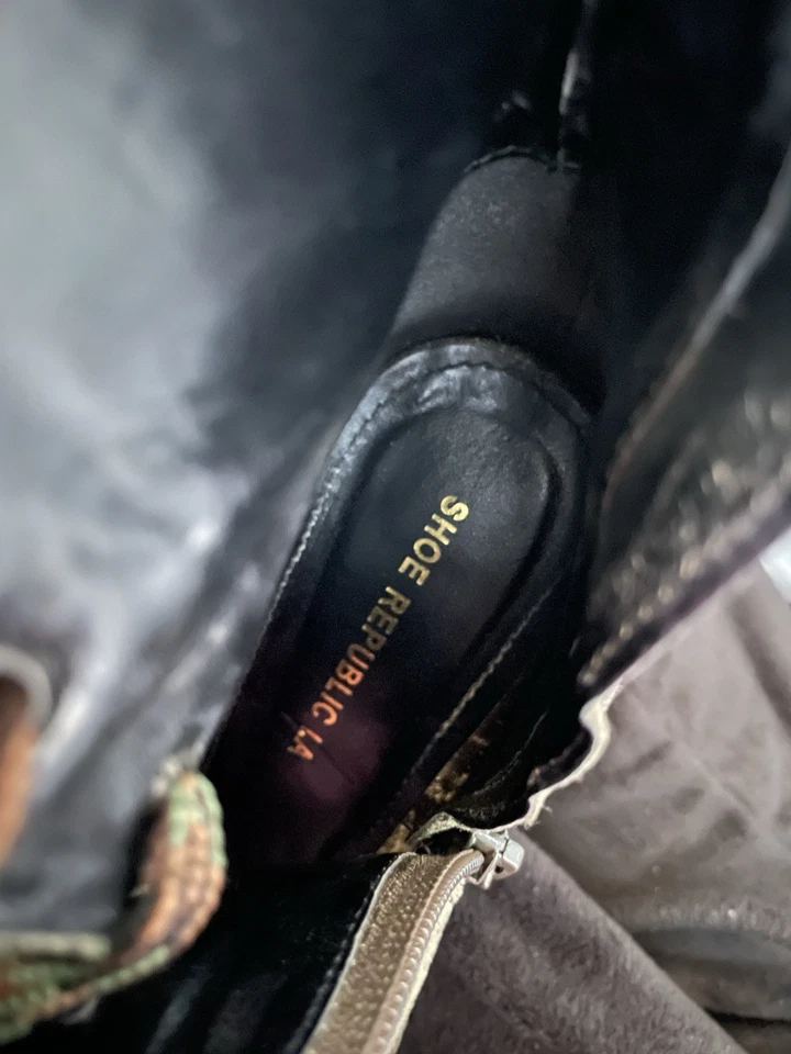 Botas Shoe Republic Talla 7 Frente Abierto Foto 4 de 4