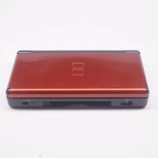 Nintendo DS Lite Crimson Red Black Handheld Plays Games Console Only AS IS Read