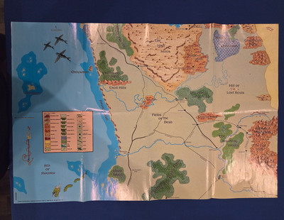 Forgotten Realms Campaign Setting Map - AD&D 1085xxx0703