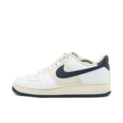 Nike Herren Air Force 1 Low Schuh Weiß/Dunkelblau ämpfung Sneaker EU 42.5