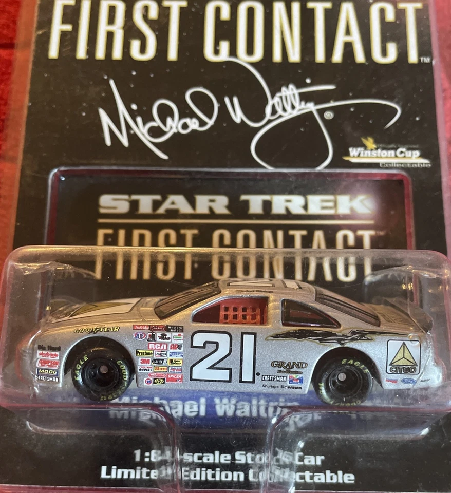Acción RCCA 1/64 NASCAR diecast #21 Citgo Star Trek película Michael Waltrip 1996 Foto 3 de 3