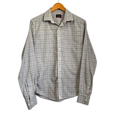 UNTUCKit Mens Slim Fit Wrinkle Free Plaid Long Sleeve Button Up Shirt Sz Small