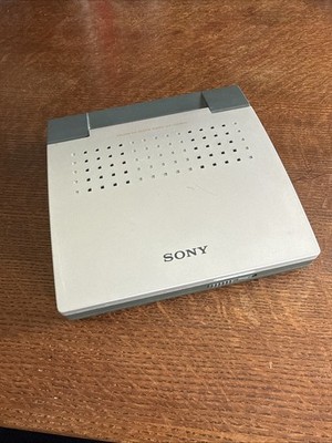 Vintage Sony ICF-CD2000 FM/AM Radio CD Clock No Power Supply Adapter TESTED