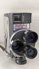 Caméra 8mm Mansfield Holiday Meter Matic à triple objectif, ressort et cellule