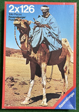 Ravensburger Puzzle 2 x 126 Teile Kamelreiter/Karawane Nr.623 5 884X VOLLSTÄNDIG