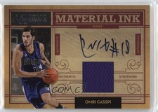 2009-10 Timeless Treasures Material Ink 14/50 Omri Casspi #30 Auto oh4