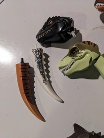 LEGO Jurassic World Dinosaur 76941 Carnotaurus & 76944 Parts Lot