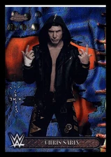 2025 Topps Chrome WWE x Cactus Jack Chris Sabin Blue Raywave #70/125