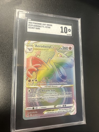 Aerodactyl VSTAR graded SGC 10 for sale on eBay
