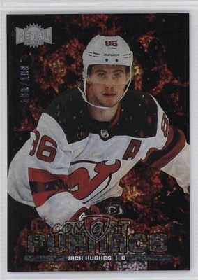 2024 Skybox Metal Universe Blast Furnace Speckle 160/199 Jack Hughes #BF-8 00d2