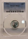 1951-S Roosevelt Dime – PCGS MS67