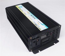 1PC 1000W Pure Sine Wave DC 12V To AC 110V Power Inverter Brand New wh