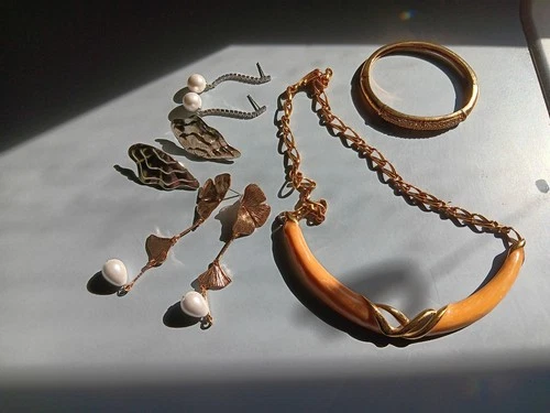 vintage to modern costume jewelry elegant luxurious gold and silver tone faux...