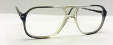 Vintage Clearvision Nick Gray Translucent Pilot Sunglasses FRAMES ONLY Hong Kong