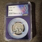 New Listing1954 Washington Quarter 25C Silver Proof NGC PF66 Philadelphia Cert 8683344-017