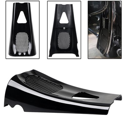Gloss Black Stretched Chin Spoiler Scoop For Harley M8 Touring Street Glide FLHX