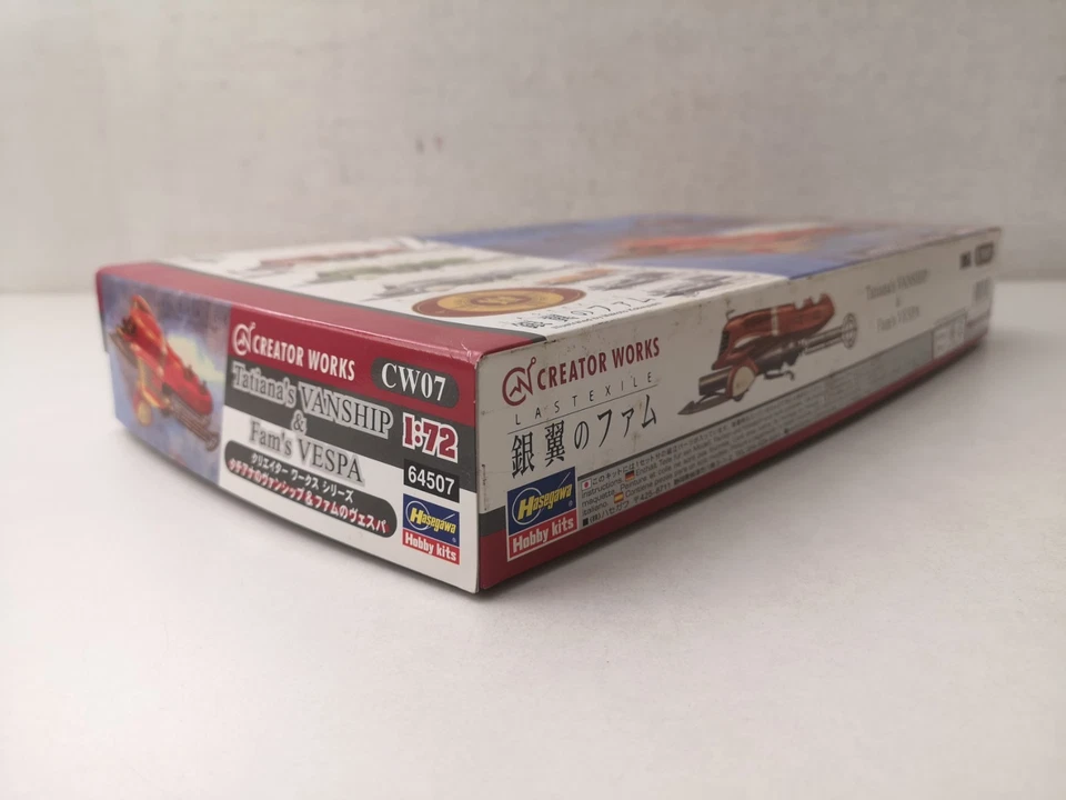 Vanship & Vespa Creater Works Last Exile Silverwings Hasegawa CW07 1/72 -A27 - Immagine 4 di 4