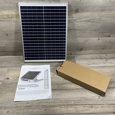 Suner Power BC-20W-P 20W 12V Solar Battery Charger & Maintainer Adjustable Mount