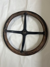 Early Model T Wooden Steering Wheel With Metal Hub Stamped T 902