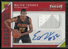 2015-16 Panini Threads Signatures Walter Tavares Rookie Patch Autograph Auto/199