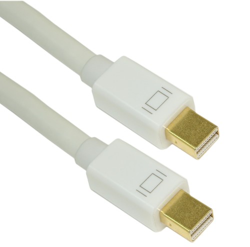 10ft Mini DisplayPort (v1.4/8K@30) Cable 30AWG Gold Plated White - 第 1/1 張圖片