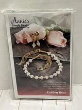 Annie  s Simply Beads Golden Rose jewelry kit BD057