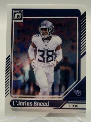 2024 DONRUSS OPTIC L'JARIUS SNEED BASE FOOTBALL CARD TITANS NFL 194 panini
