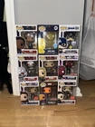 Funko Pop! Vinyl: Marvel Lot Of  9 Bobblehead Figures, Never Opened Exclusives