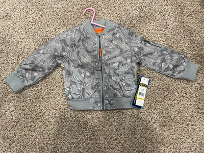 Xtreme Boys Coat, 24 Months, Airwing Squad Bomber Jacket NEW, Gray, Zipper
