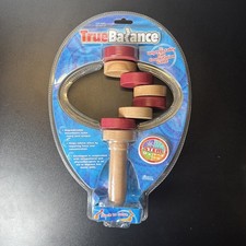True Balance Handheld Wooden Coordination Puzzle Toy by Excite STEM NOB Clean