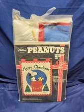 Vintage Malina Peanuts Jeweled Panel Kit Snoopy "Goodwill" #8350/001 