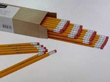 Woodcased Classroom 2 Pencils with Erasers, Pre-sharpened, HB Lead