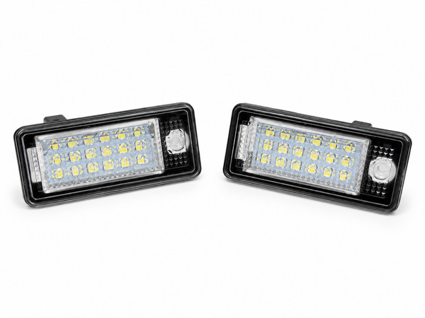 2X LED Kennzeichenbeleuchtung Passend FüR Audi A3 8P A4 B6 B7 Weiß-image