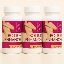 3x Bottom Buster Support 180caps firm buttocks, pompis, gluteos, nalgas EXP 2027