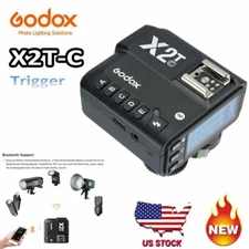 Godox X2T-C TTL 2.4G Wireless Transmission Speedlite Flash Trigger For Canon US