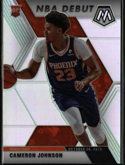 2019-20 Panini Mosaic #265 Cameron Johnson Silver Prizm E558