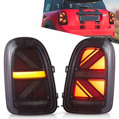 SMOKE LED Tail Lights Fit 2017-23 MINI Cooper Countryman F60 W/Startup Animation