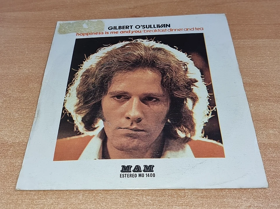 GILBERT O'SULLIVAN Happiness is me and you 7" SPAIN PROMO SINGLE VINYL RARE OOP - Image 3 of 3
