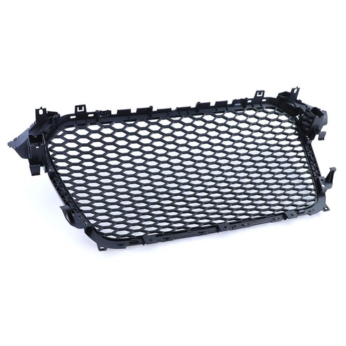 Waben Kühlergrill ohne Emblem schwarz glanz für Audi A4 B8 8K Facelift 11-15 - Picture 7 of 9